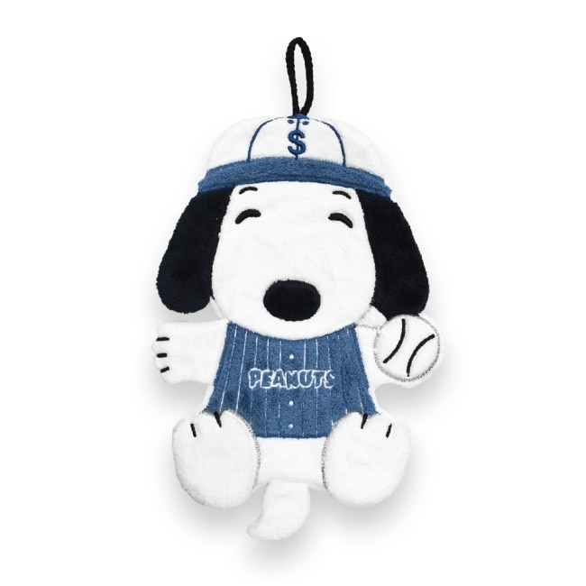 史努比棒球造型擦手巾