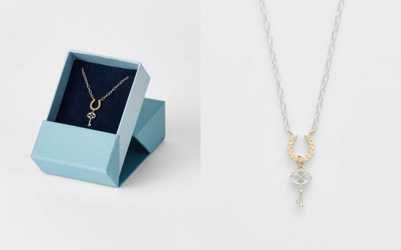 （圖／agete 馬蹄鑰匙項鍊）