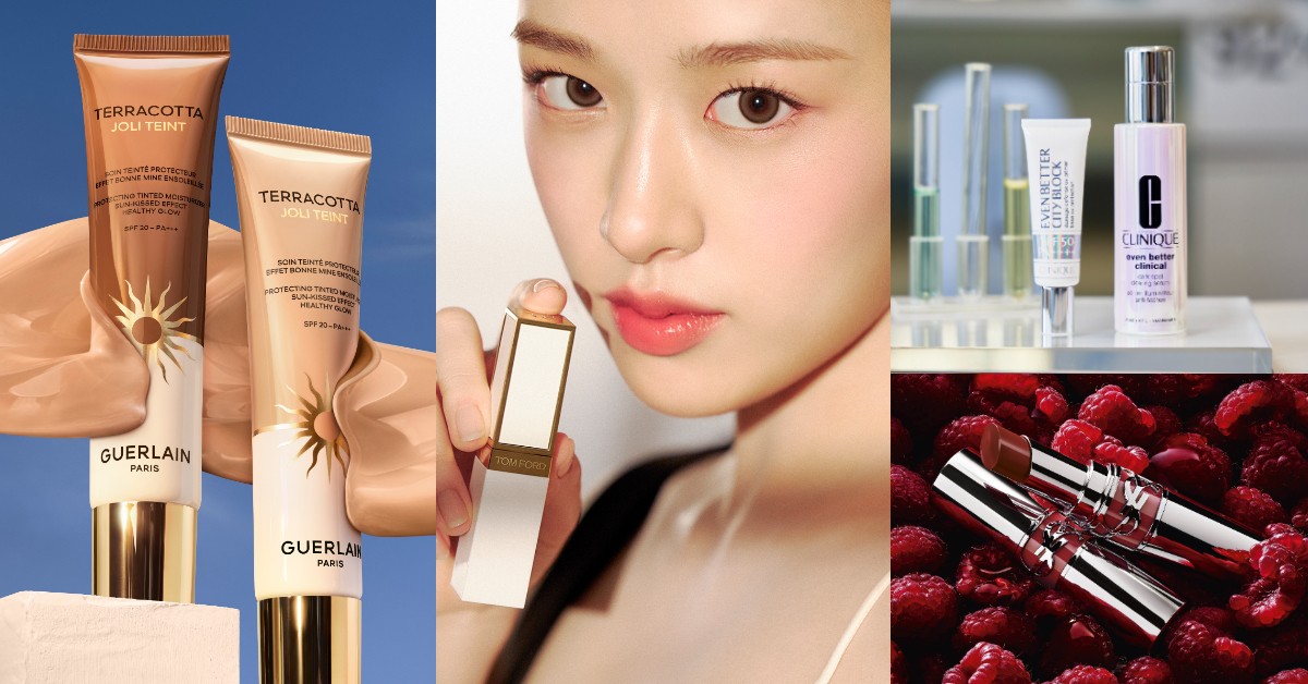 2026 3月彩妝新品推薦5款：嬌蘭提洛可素顏霜、YSL果香唇膏、TOM FORD水光唇釉打造春夏光澤妝