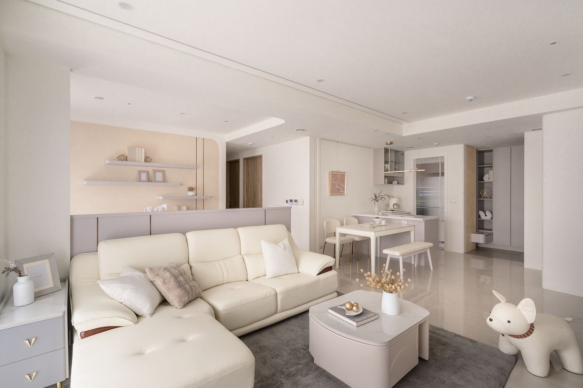 客廳；收納設計；住宅；建築；室內設計