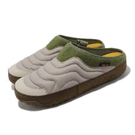 Teva 懶人鞋 M ReEmber Terrain Slip-On 男鞋 灰 綠 麵包鞋 防潑水 保暖 1129596CHG