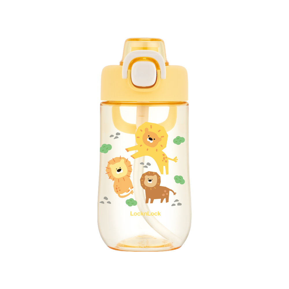 樂扣樂扣兒童水壺500ml-獅子黃