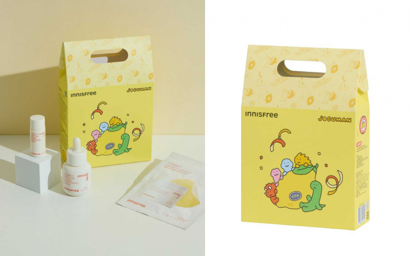 INNISFREE維他命C亮白組-JOGUMAN特別版／優惠價1,080元（圖／品牌提供）