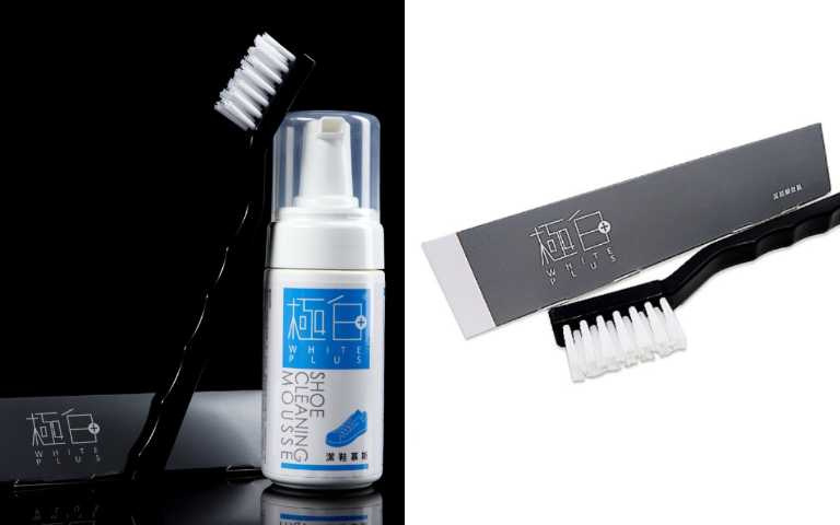 極白Whiteplus潔鞋瞬效刷／160元（圖／品牌提供）