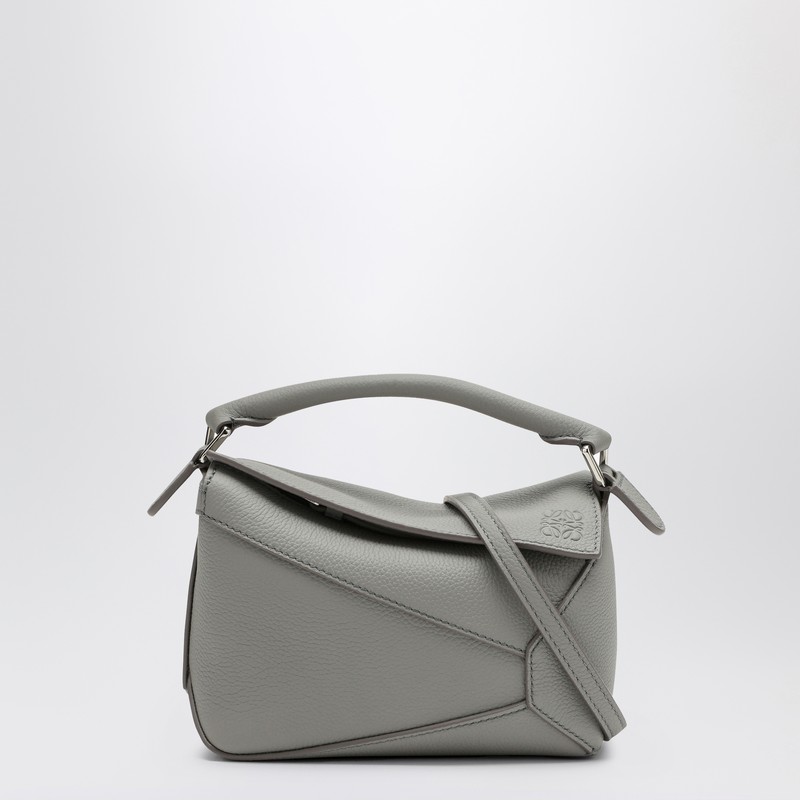 Mini Puzzle bag pearl grey