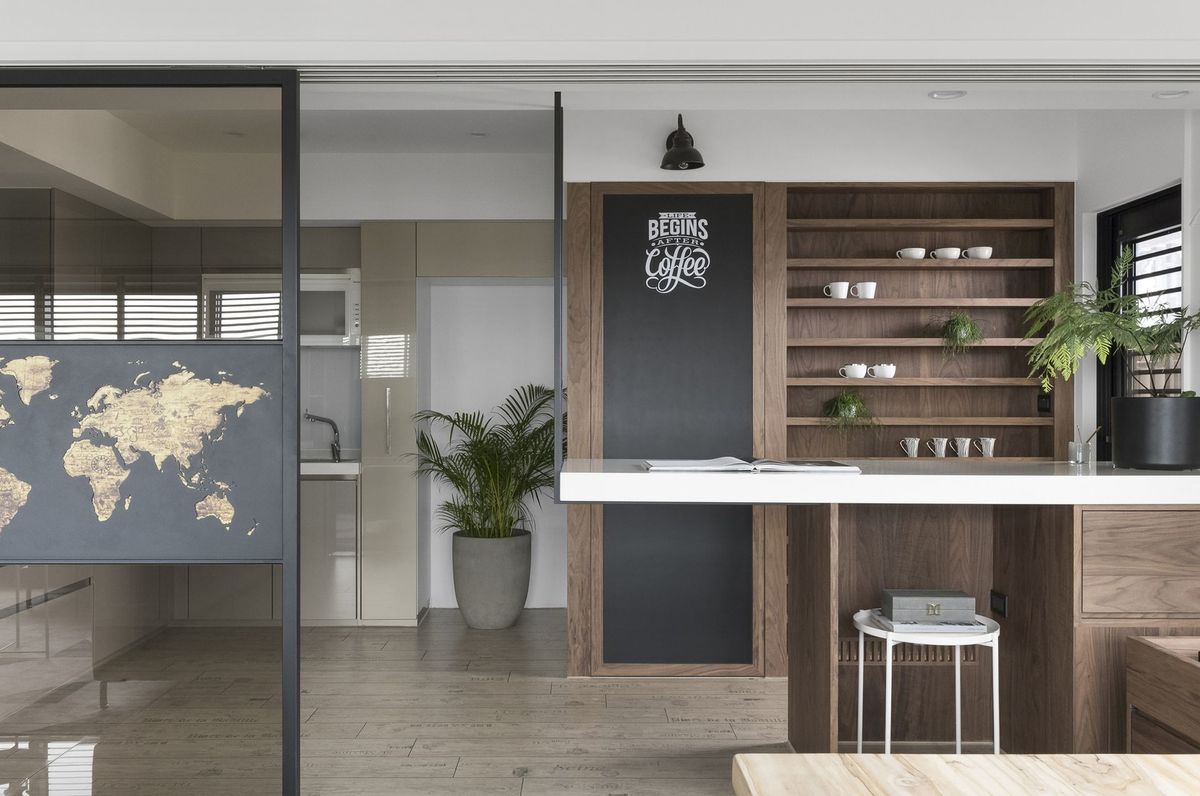 咖啡廳風格；住宅；；室內設計