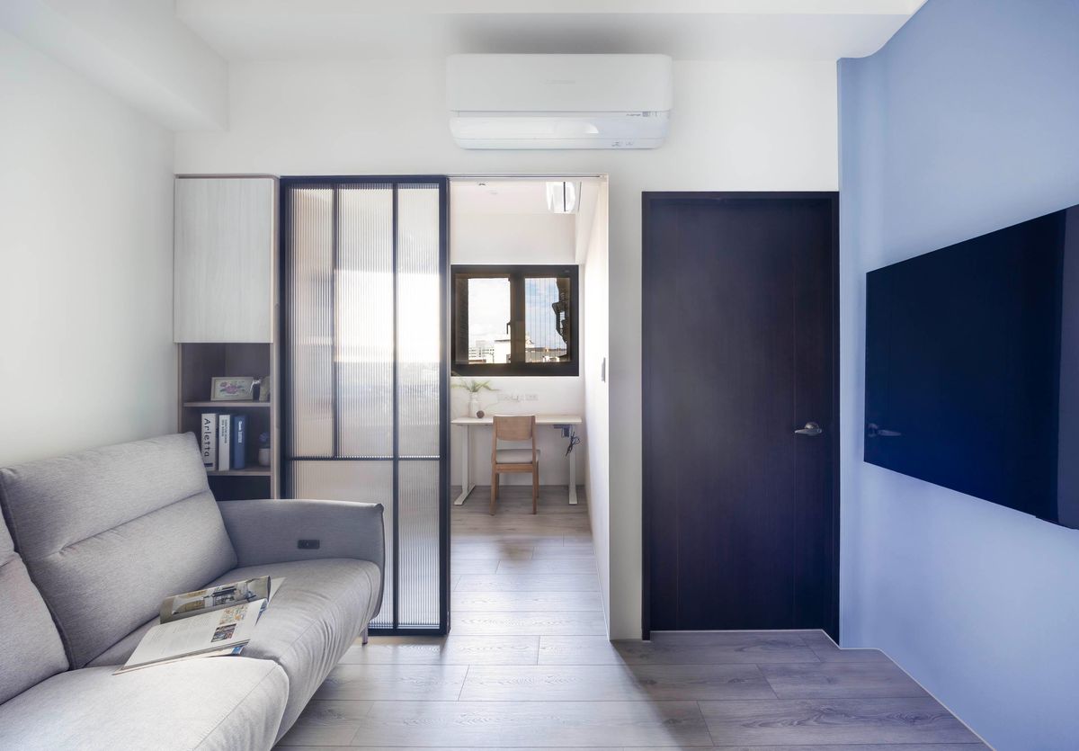 客廳；收納設計；住宅；建築；室內設計