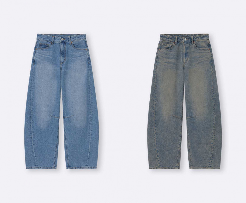 GU BARREL LEG錐形褲（圖／品牌提供）