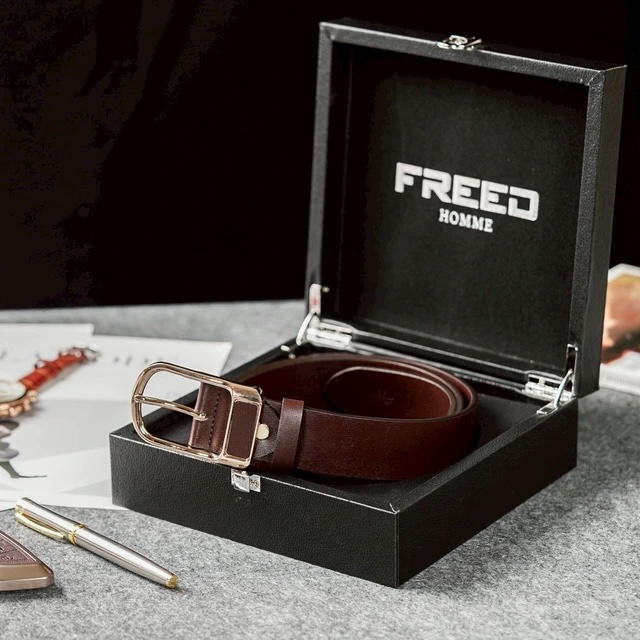 [快速出貨]【FREED】商務休閒頭層牛皮皮帶 多款可選 送禮自選 客製化刻字 父親節