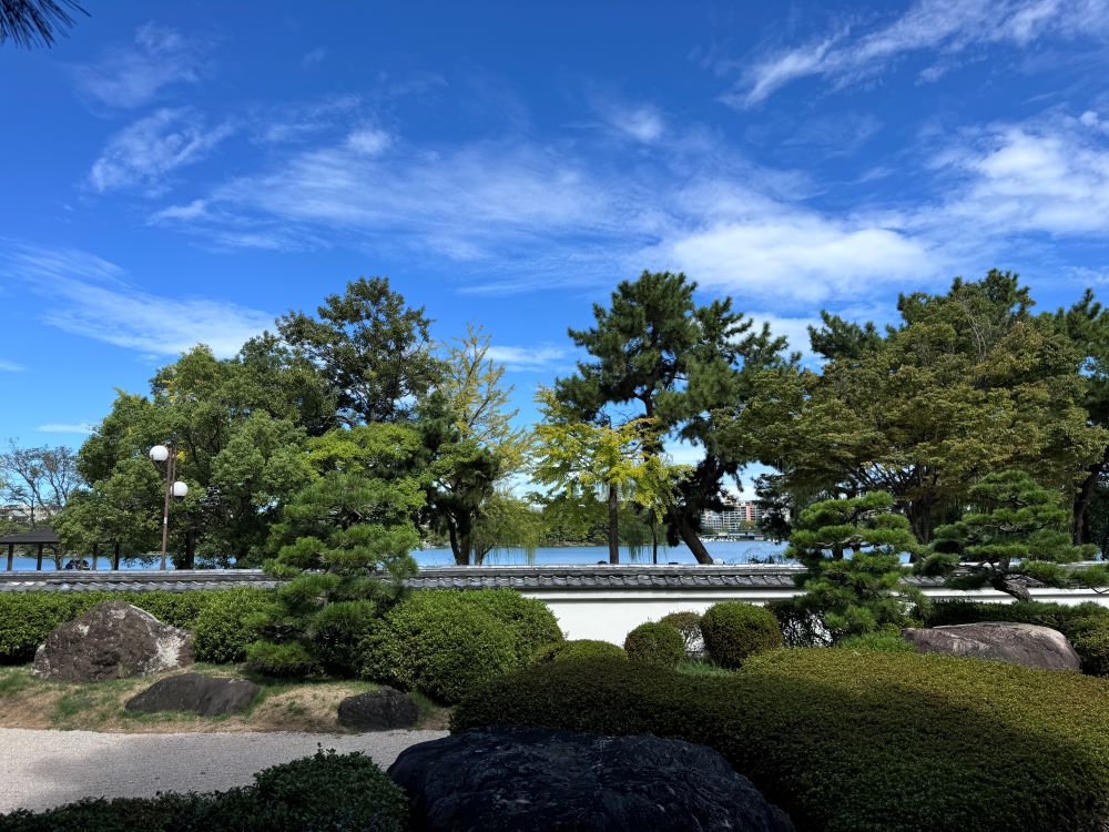 大濠公園日本庭園_圍牆