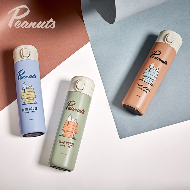 【Sense Lab. 好感製所】史努比 悠活彈跳真空保溫瓶