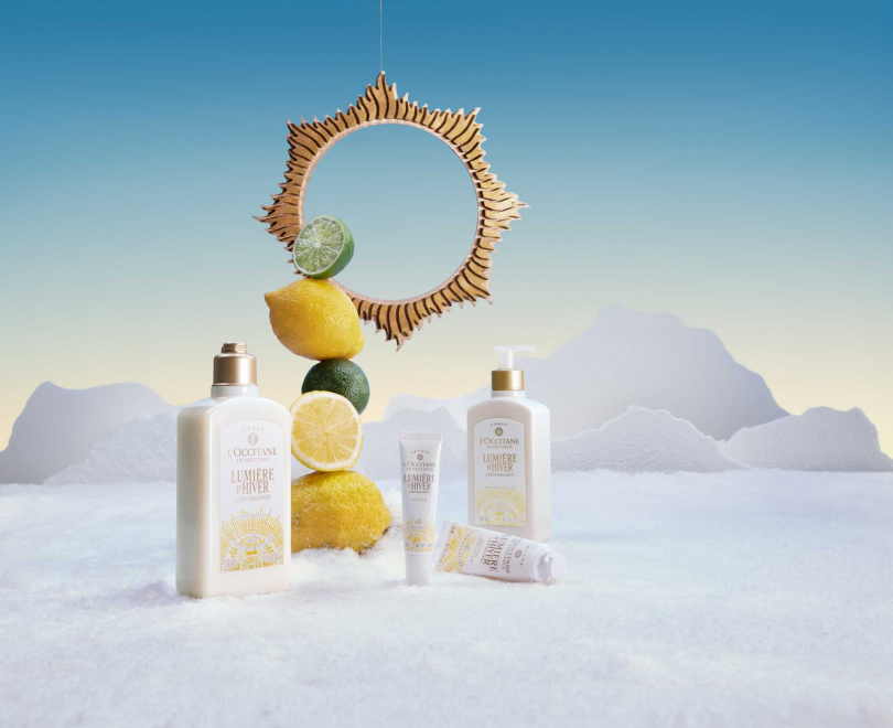 歐舒丹白晝金橙限量系列，單品包括：沐浴霜、身體乳、香氛皂、護手霜和護唇膏！（圖／品牌提供）​