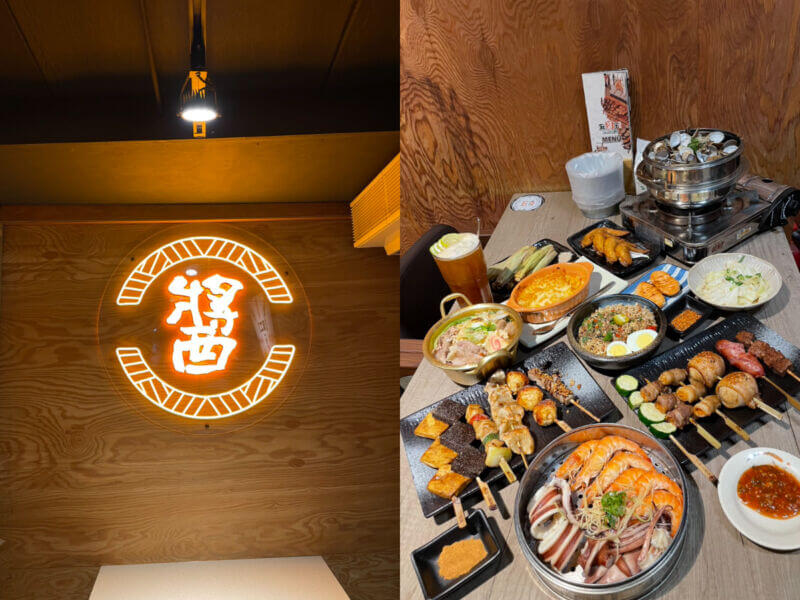 台中美食｜「就醬子烤吧」創意串燒暖胃又暖心，超猛海鮮塔強勢襲捲台中串燒圈！
