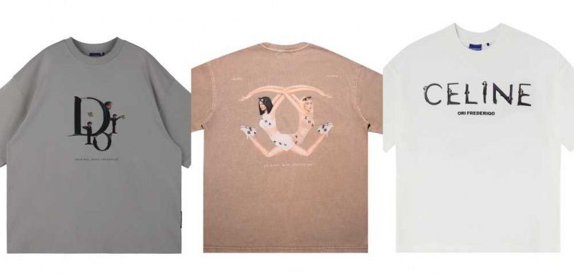 OFP24007GY經典翻玩T-Shirt／2,969元、OF2023104KK經典翻玩T-Shirt／3,199元、OF2023029WT經典翻玩T-Shirt／2,969元（圖／品牌提供）