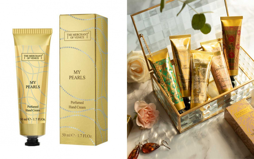 威尼斯商人香氛護手霜-我的珍珠50ml／780元（圖／品牌提供）