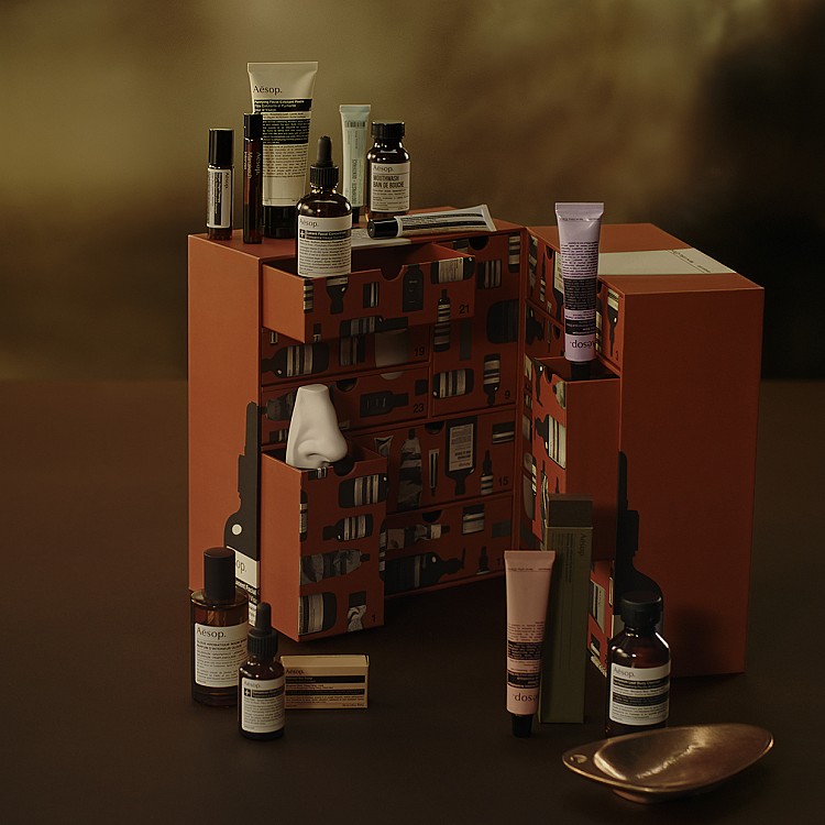 Aesop首款聖誕倒數月曆台灣上市！