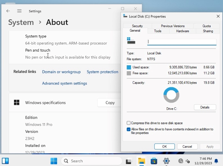 Windows 11精簡版Tiny11新版更新：適用於ARM64，性能更強、磁碟佔用空間更小