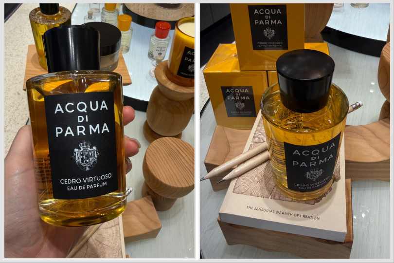 Acqua di Parma格調系列雪松名匠淡香精12ml／2,250元、50ml／8,500元、100ml／11,800元、180ml／14,800元。（圖／品牌提供）