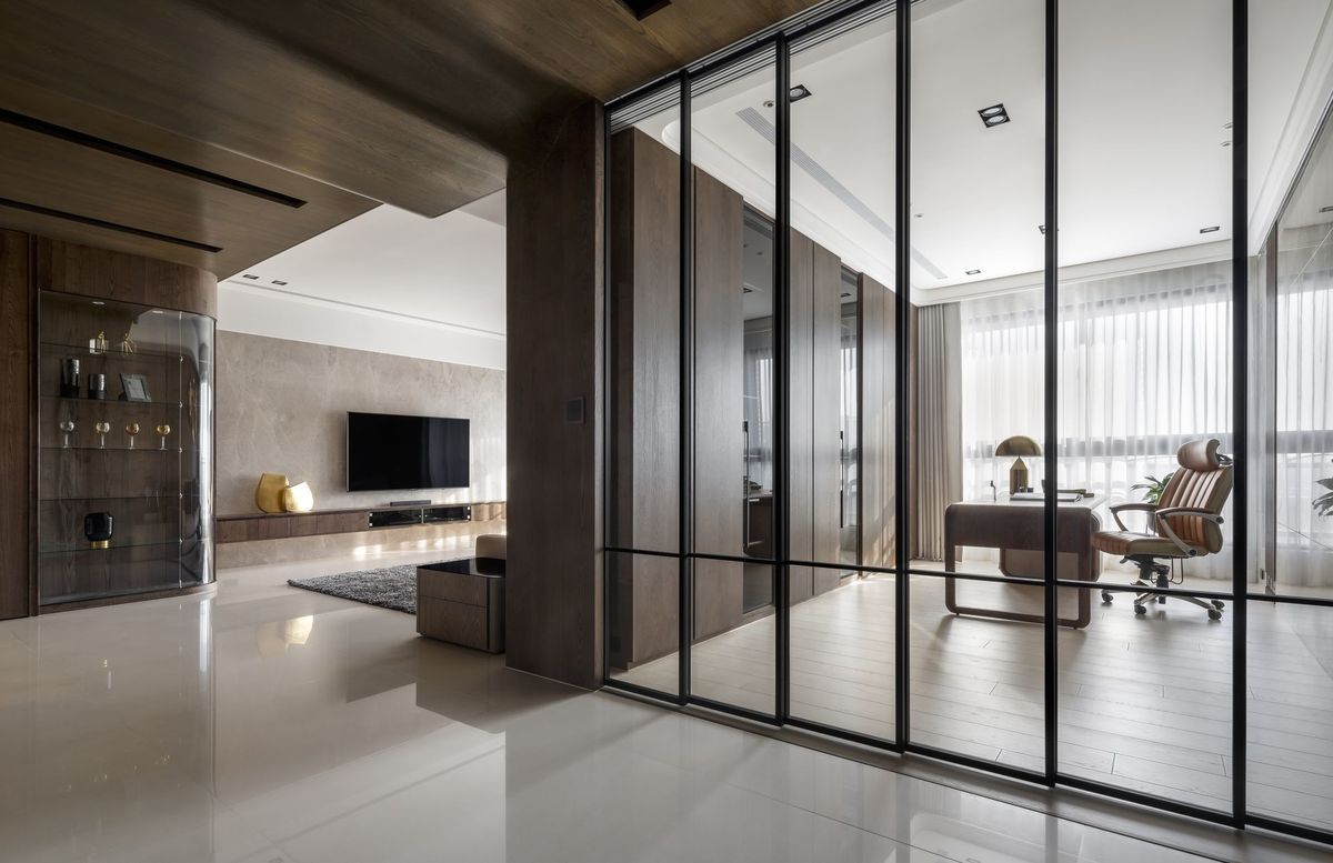 書房設計；住宅；室內設計