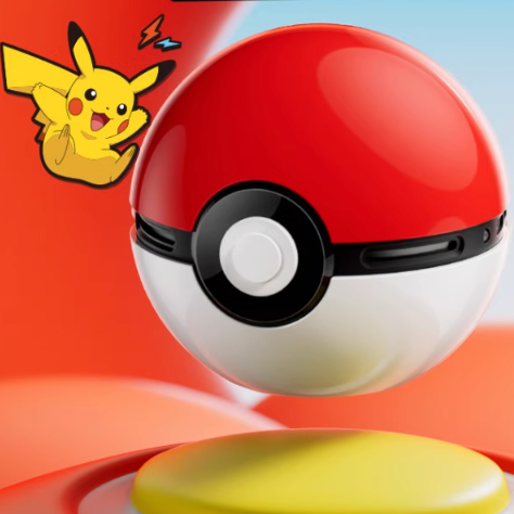 限量預購【遊戲家】寶可夢充電式桌面吸塵器 自動吸橡皮擦屑清潔機