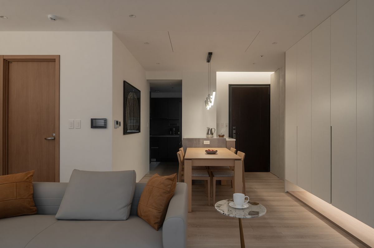 小坪數空間；客廳；住宅；建築；室內設計