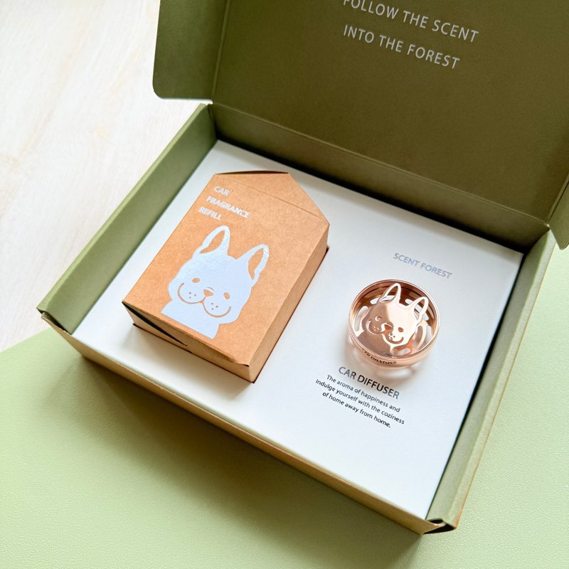 【新品 第2代】質感金屬車用香氛 - 功能大升級【小車版】