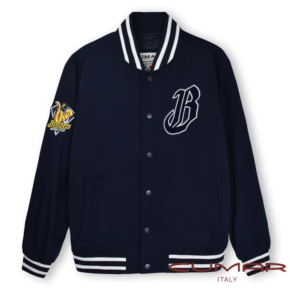 【CUMAR x 中信兄弟】聯名 經典電繡棒球外套 / 249924【多尺寸段】