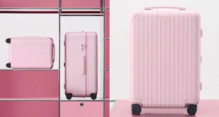 Rimowa以全新季節限定色 「Ballerina Pink 芭蕾粉」 再次演繹品牌的極簡詩意，新色涵蓋 Essential系列Cabin、Check-In L與Trunk Plus等多款尺寸。