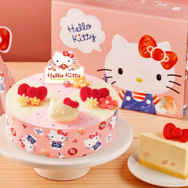 [有你一起很幸福]【COLD STONE】Hello Kitty 粉嫩派對冰淇淋蛋糕