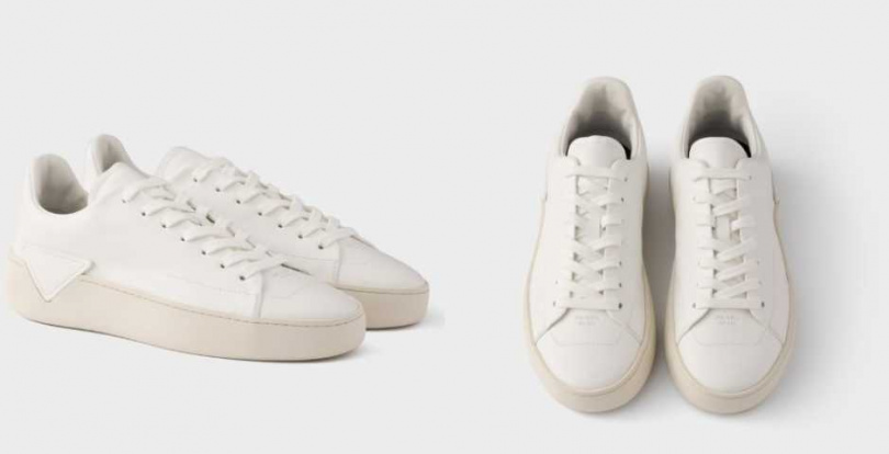 PRADA Court皮革運動鞋／31,500元（圖／品牌提供）
