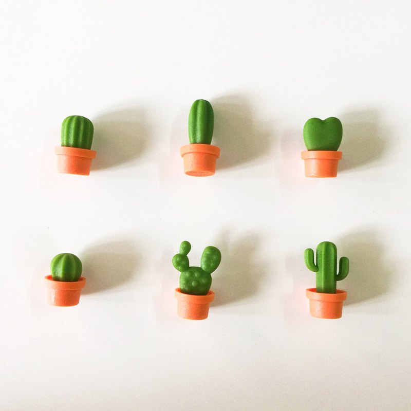 QUALY 仙人掌磁鐵(6入)