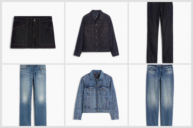 圖說：Gap×A.P.C.聯名系列男裝女裝超多牛仔款式。（圖／品牌提供）