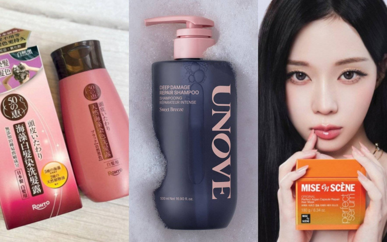 開架熱賣髮品一次看！SEVENTEEN珉奎用UNOVE洗出仙氣髮香、50惠白髮染連媽媽都狂推，魅尚萱髮膜竟是aespa同款！