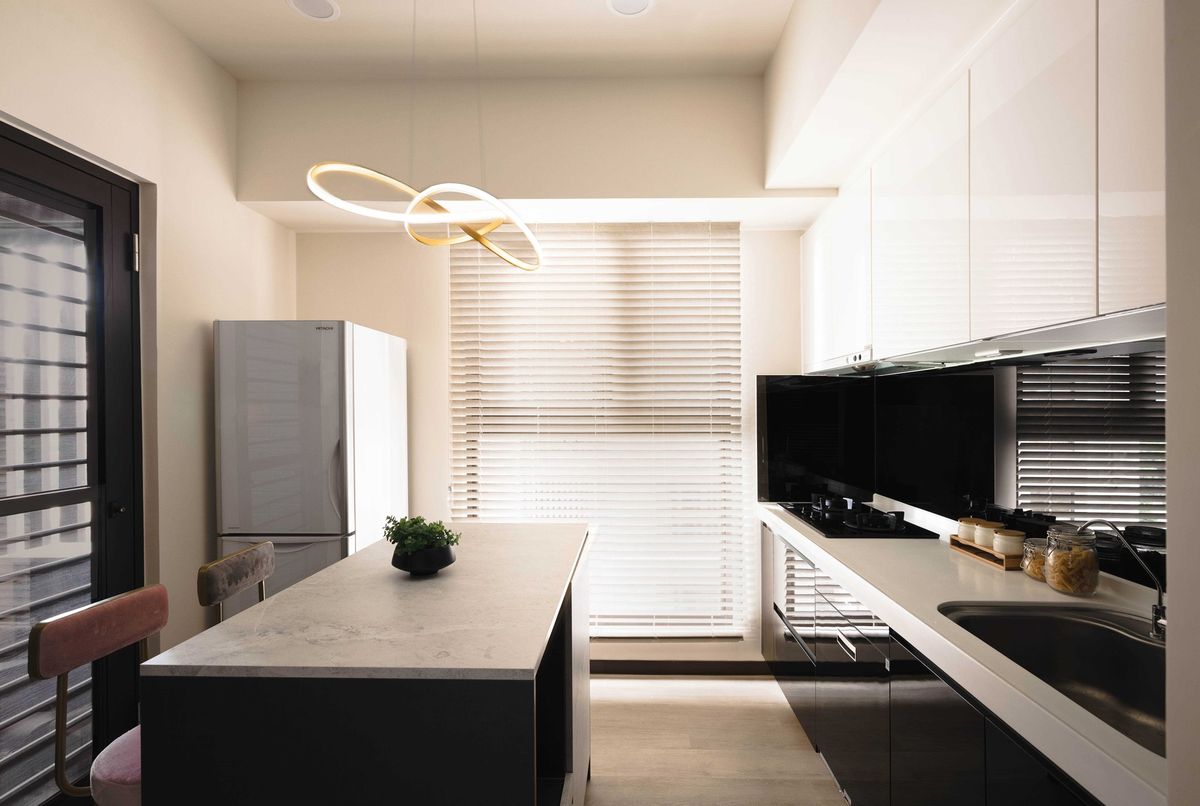 廚房；住宅；室內設計