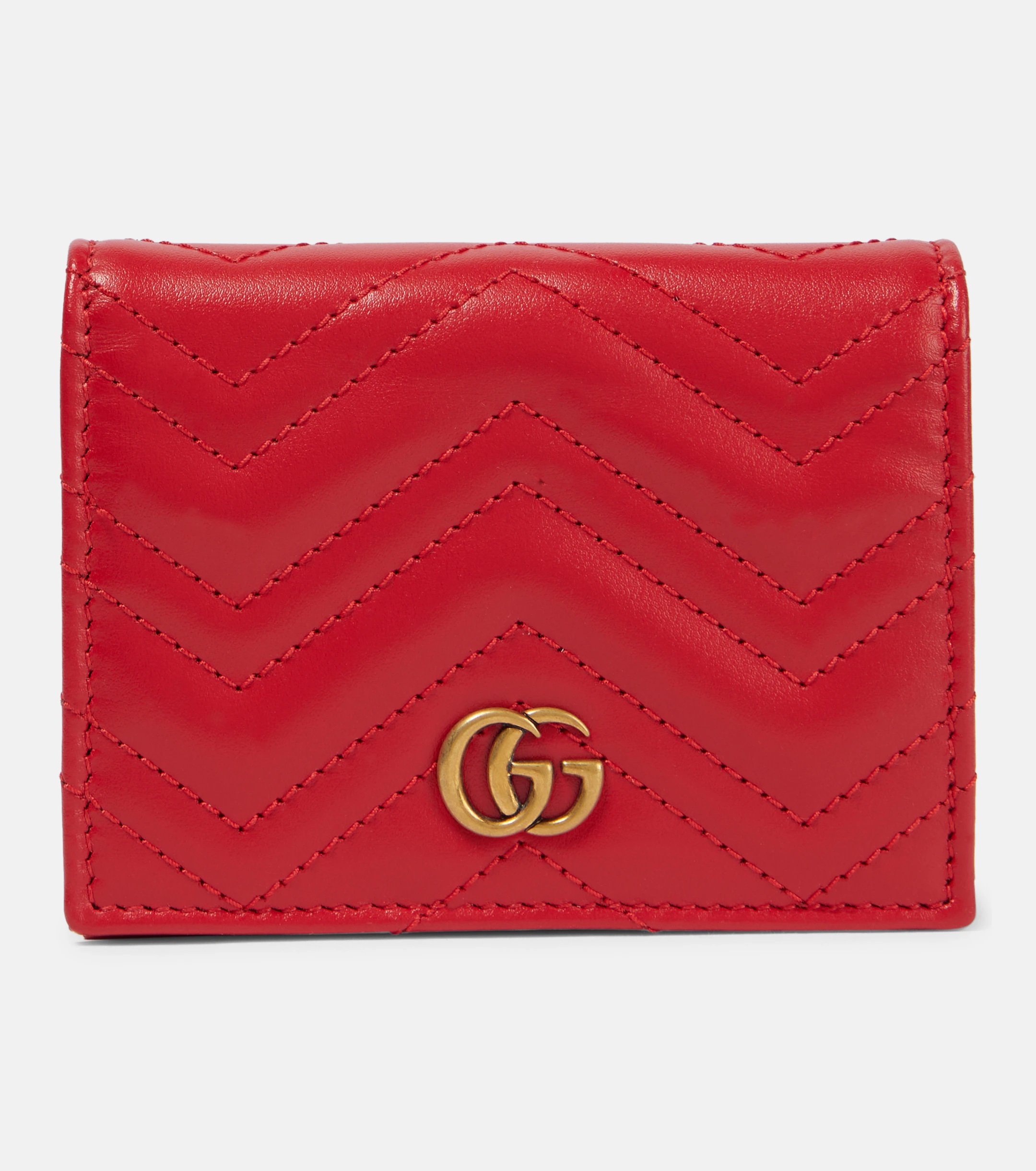 GUCCI GG Marmont leather card case