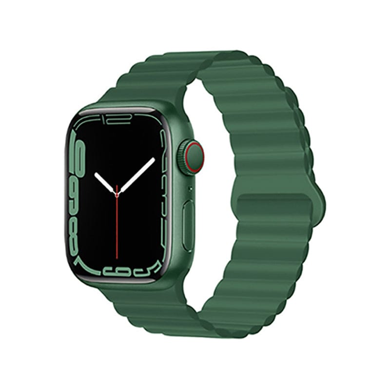 Apple Watch 磁吸波紋錶帶 黑色