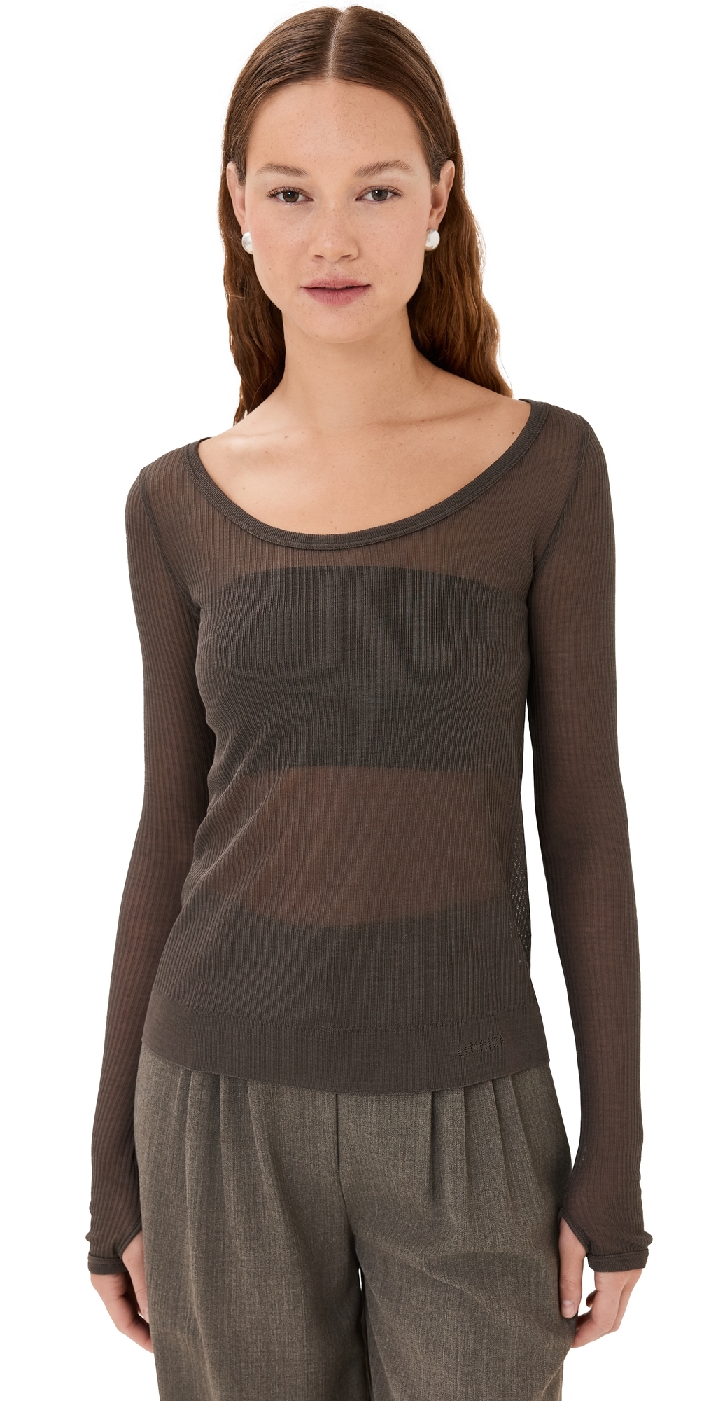 Lemaire Seamless Top Dark Brown L
