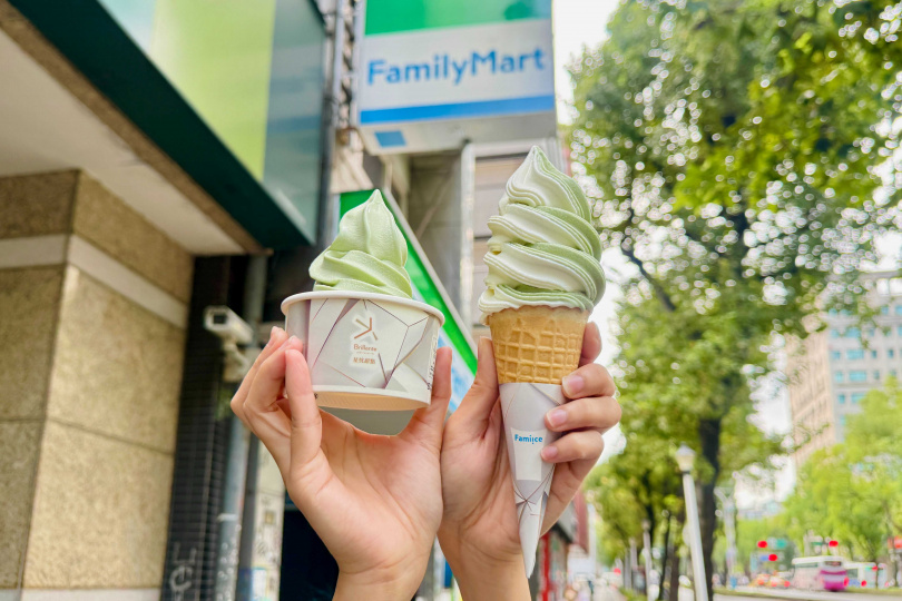 全家便利商店2025年末重磅爆品「Fami!ce開心果霜淇淋」12月5日登場。（圖／全家提供）