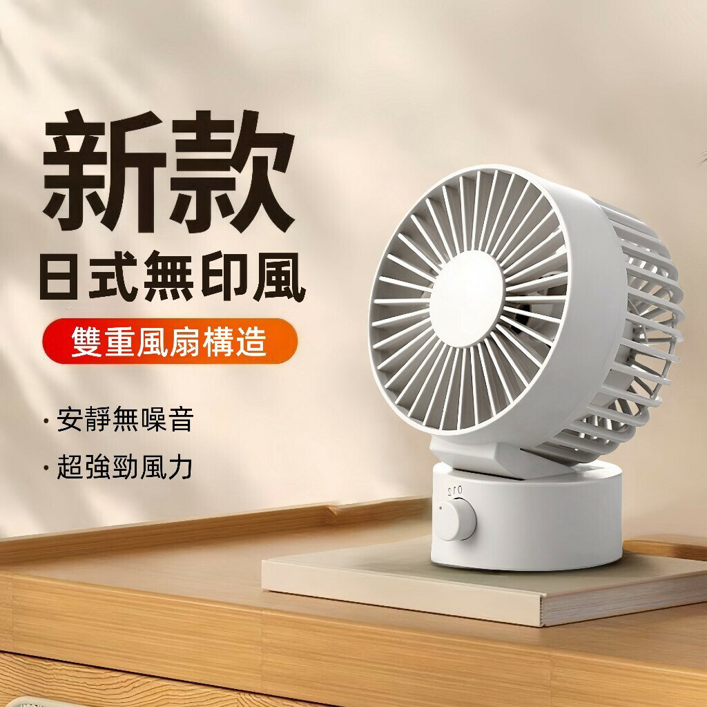 日式雙扇葉 USB立式電風扇 桌扇 小電扇 無印風 小風扇 雙扇葉電扇 夏日USB風扇 馬卡龍風扇 桌上靜音風扇