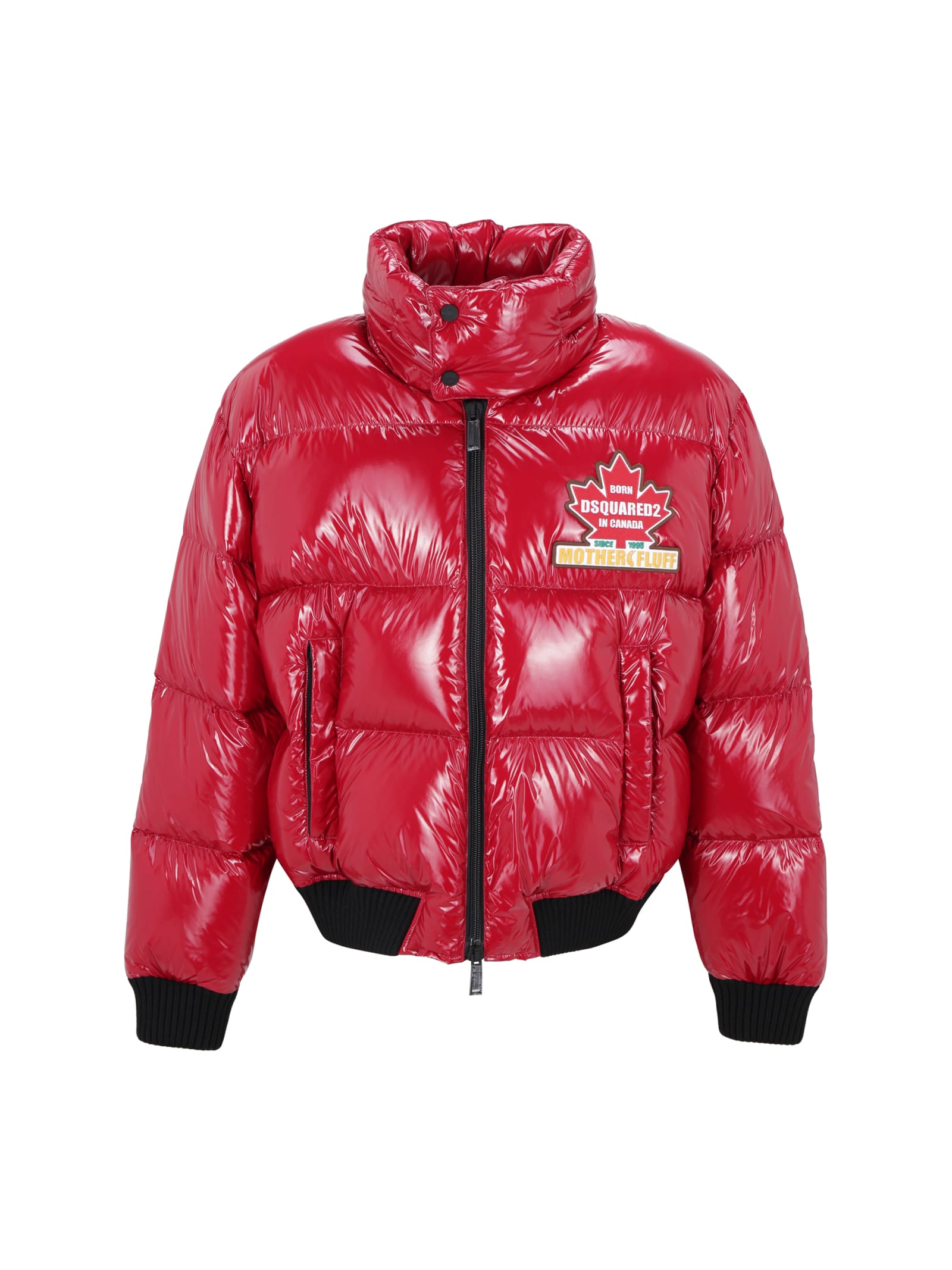 Dsquared2 Glossy Puff Red Puffer