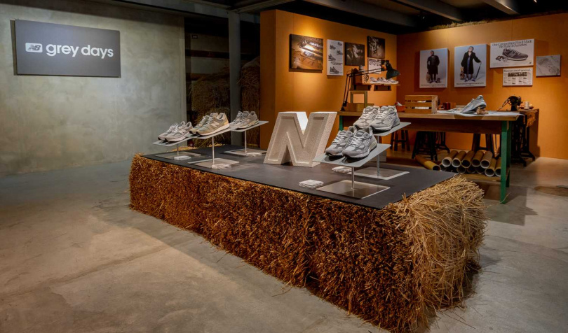 自5月8日至6月8日，〈一茶一瓦 一號糧倉店〉將展出 NB 經典鞋款。（圖／品牌提供）