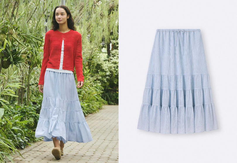 GU蛋糕荷葉裙／2/6–2/12限定優惠790元（圖／品牌提供）