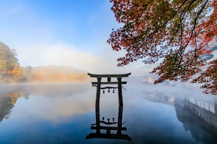 由布院景點-金鱗湖