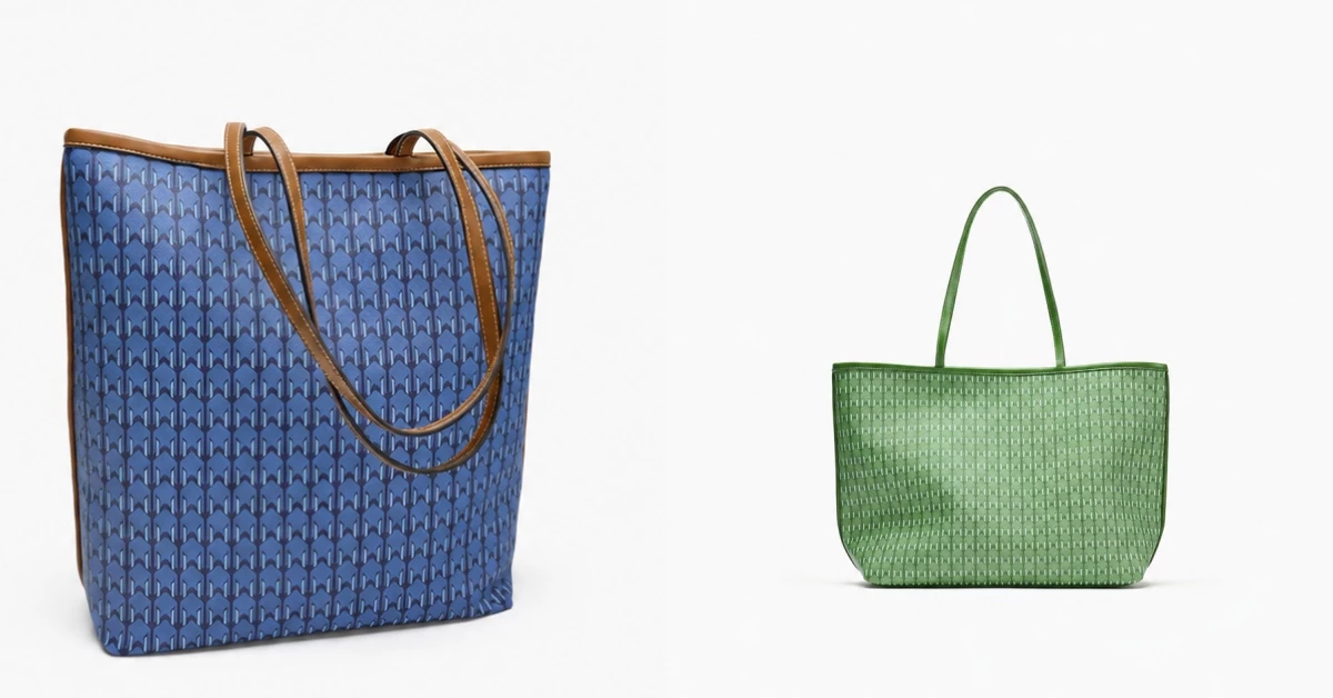 Zara「印花托特包」掀起熱議！老花紋路、1500有找被譽為「平民版Goyard」！