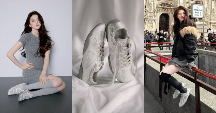 女神韓韶禧又來放火！緊身洋裝性感爆表、穿上最愛FILA GLIO薄底鞋直接升級時髦精