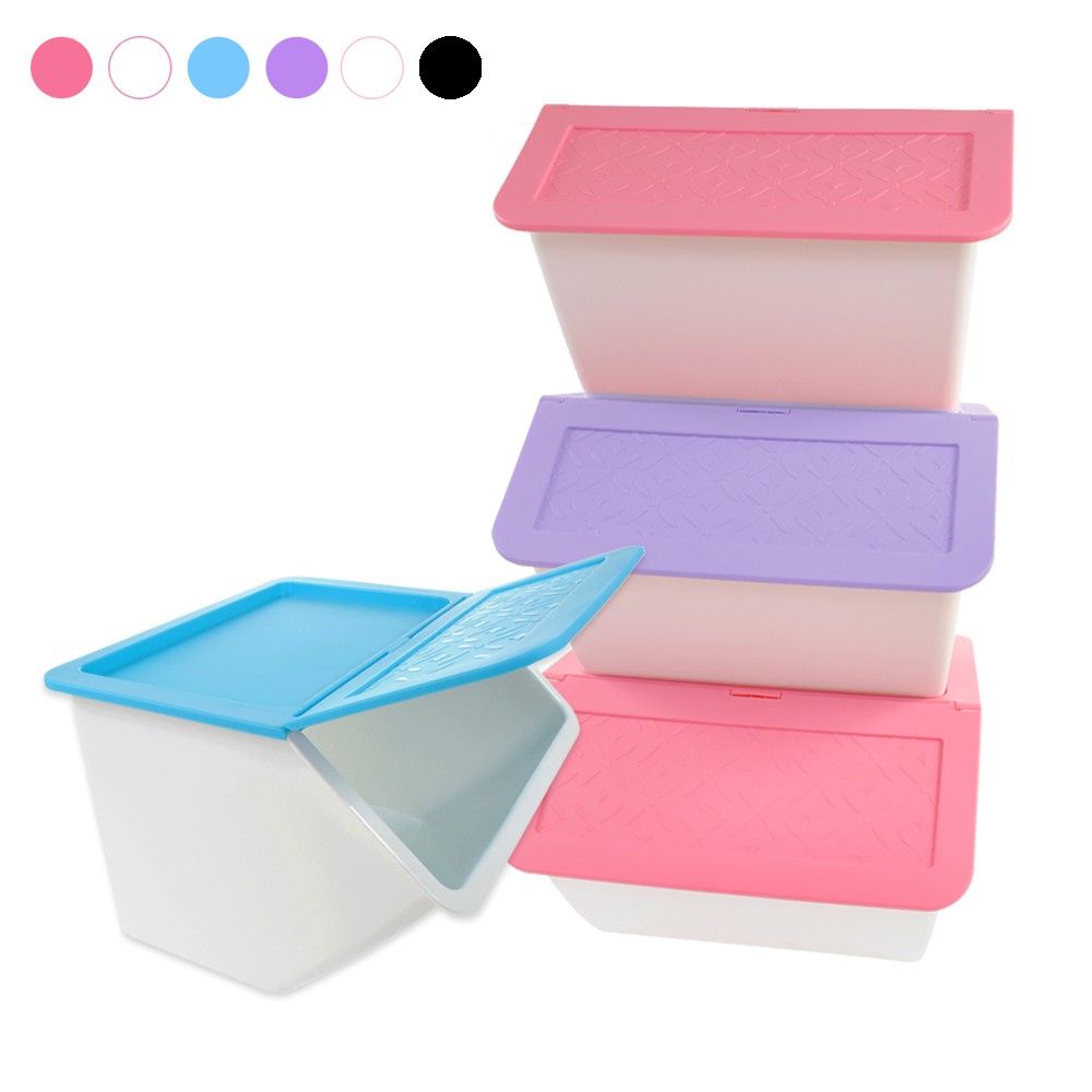 大嘴鳥33L收納箱 六入組(同色)正版授權 衣物整理收納箱 整理箱 換季收納 收納盒 置物箱 衣物收納箱5ip8