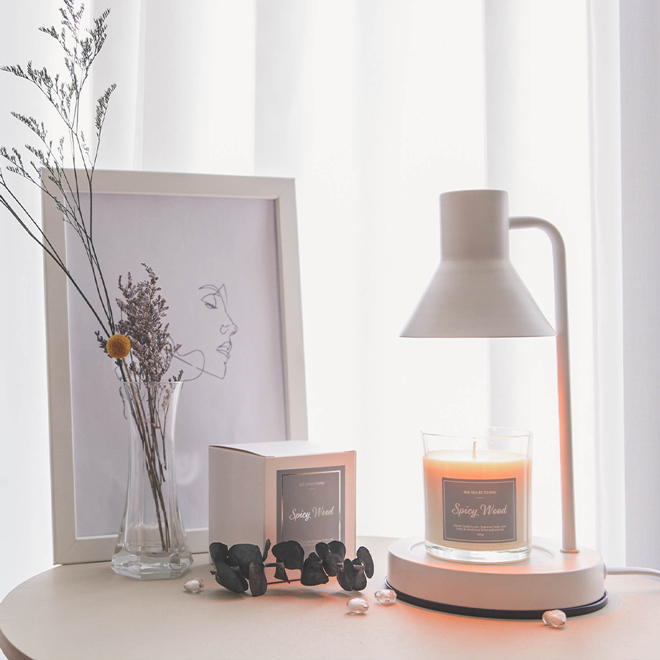 收禮者自選香氣【MH家居】朵納香氛融蠟薰香燈組(含100g蠟燭2入) 天蠍座生日快樂/生日送禮