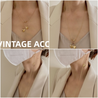 梨花HaNA 韓國疫情期也要時髦．愛心三用墨鏡口罩項鍊