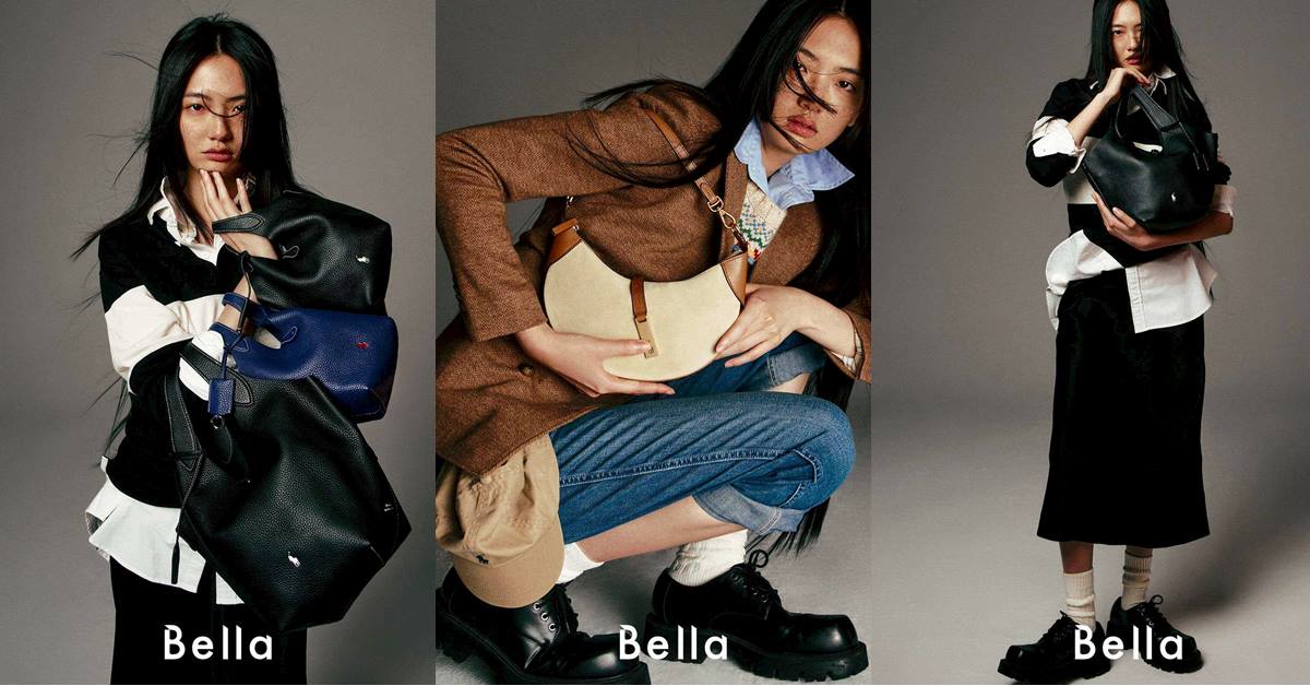 Ralph Lauren 早秋穿搭 3 招示範：Polo Play 托特包、焦糖可頌包、時髦休閒一次滿足！