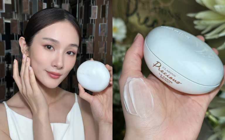 克蘭詩 至臻凝時月神花光燦修護乳霜 50ml／14,000元（圖／廖怡婷 攝）